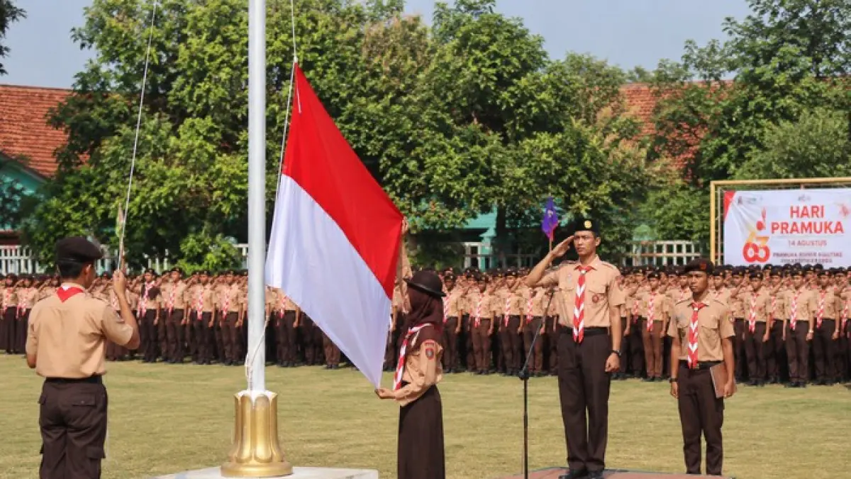 Ilustrasi Hari Pramuka.