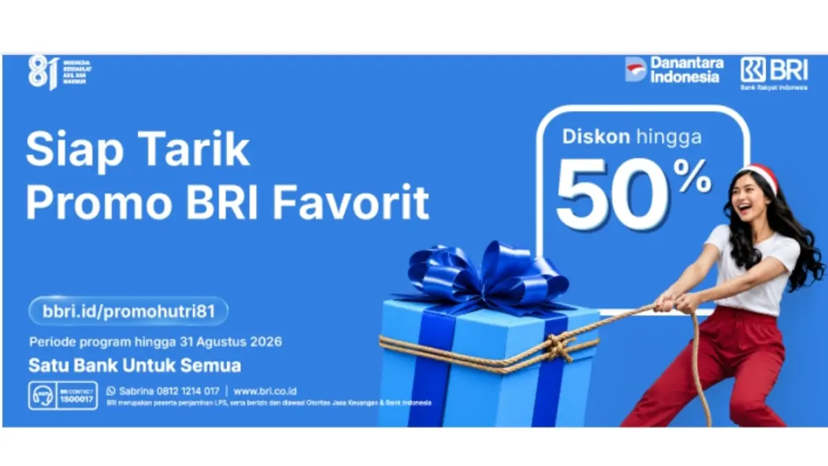 Ini Daftar Promo Spesial BRI di Momen HUT Ke-81 RI