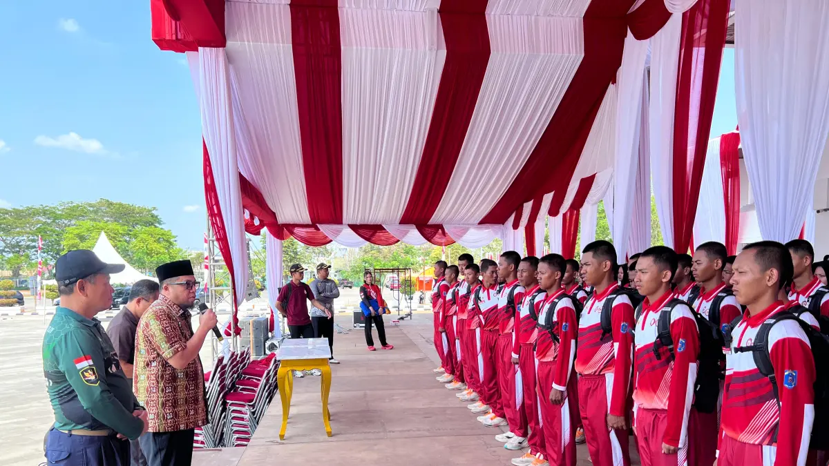 Pemkab Paser mempersiapkan matang pelaksanaan upacara bendera 17 Agustus 2026, Jumat (14/8/2026). (Najib/KP)

&nbsp;