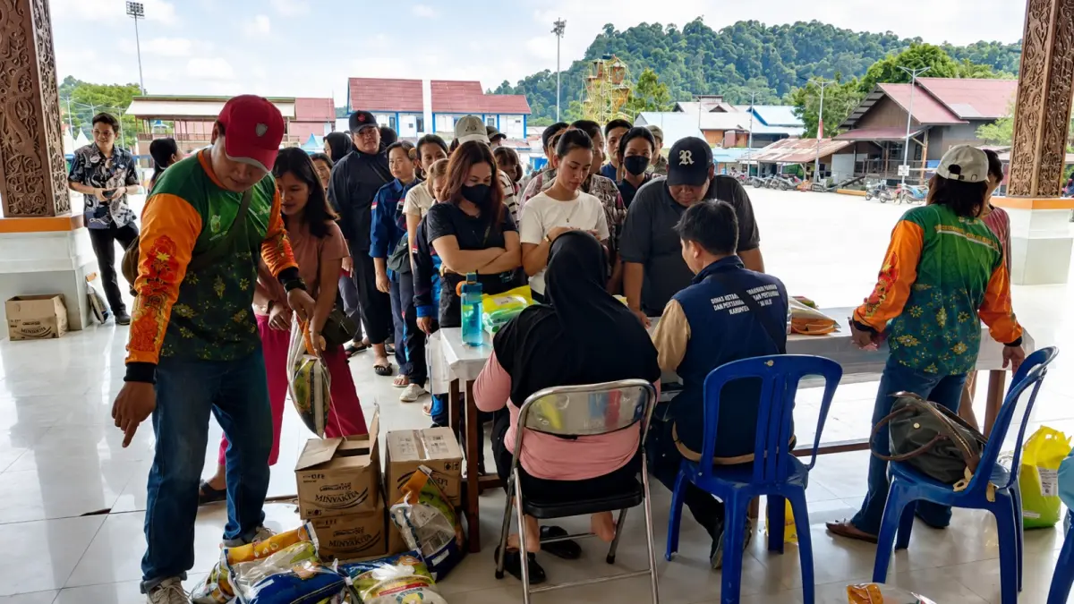 Antusias warga mendatangi GPM di Ujoh Bilang, Mahulu, Rabu (12/8).&nbsp;