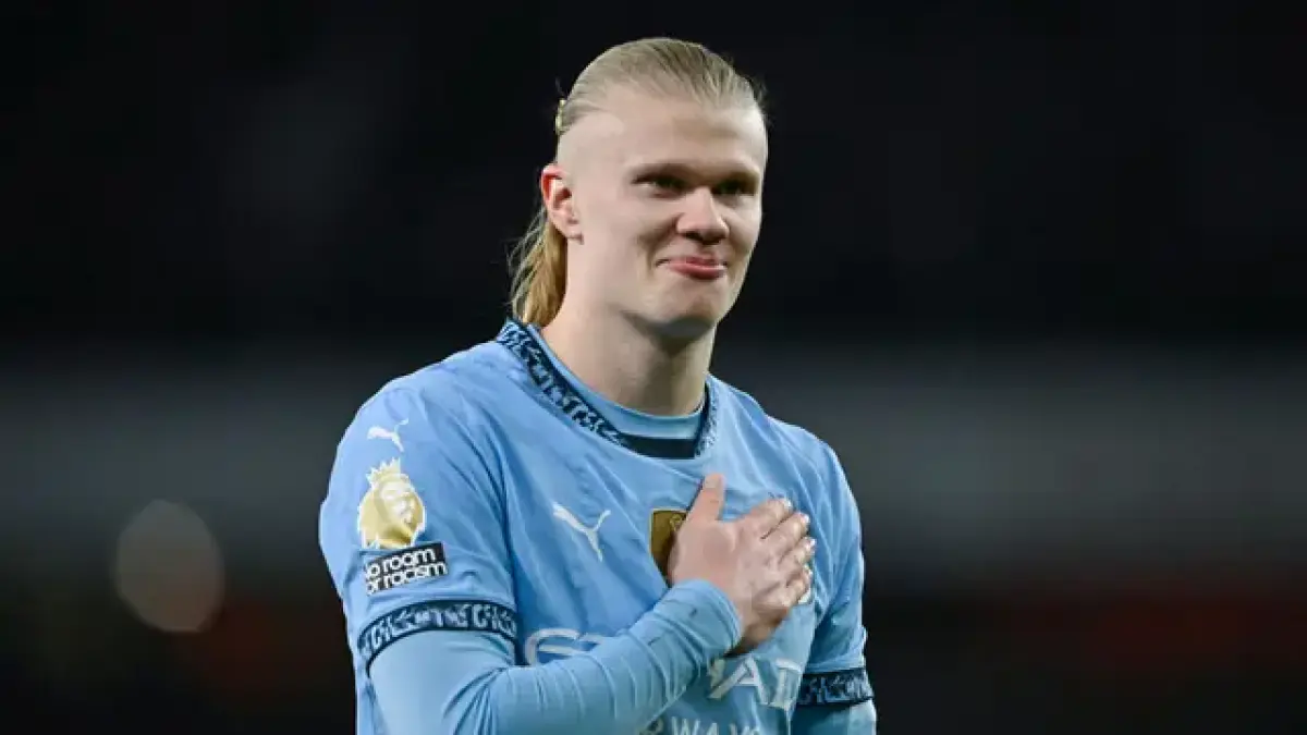 Erling Haaland. (AFP)