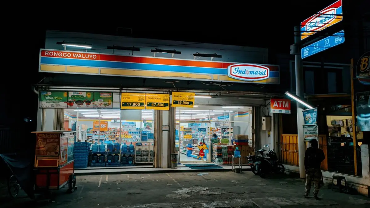 Ilustrasi promo kemerdekaan di gerai Indomaret.