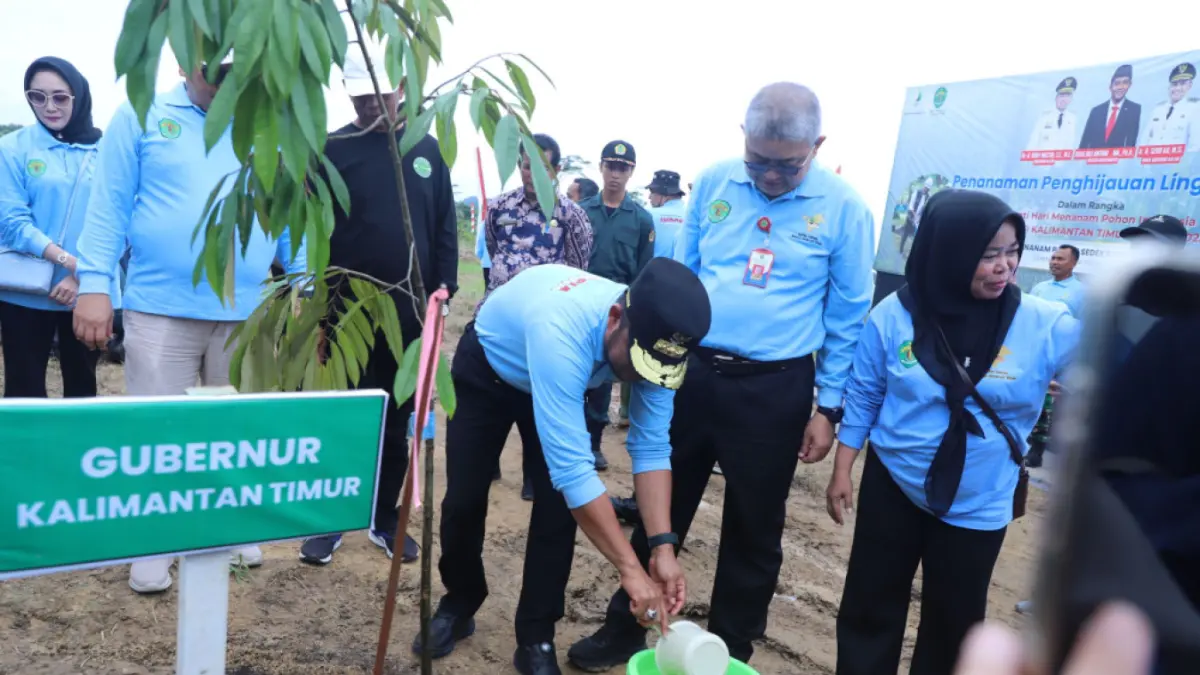 PROGRAM PEMULIHAN LINGKUNGAN TERDAMPAK FISKAL: Pemangkasan Transfer ke Daerah (TKD) 2026 berdampak serius pada sektor lingkungan hidup di Kaltim. Alokasi Dana Bagi Hasil Dana Reboisasi (DBH-DR) anjlok 65 persen dari rencana Rp146,67 miliar menjadi Rp 51,17 miliar. (DOKUMENTASI FOTO PEMPROV KALTIM)