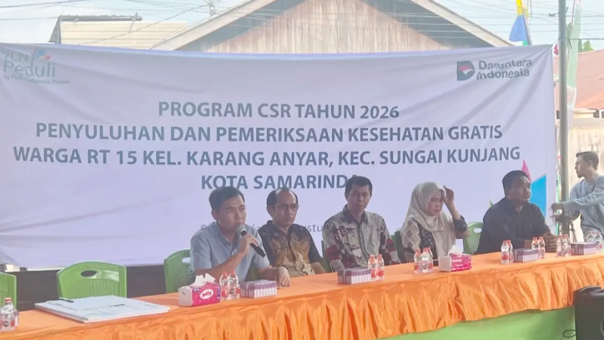 KEMERDEKAAN: Manajemen PLN Indonesia Power memberikan sambutan di di rangkaian semangat kemerdekaan ke-81 Indonesia.