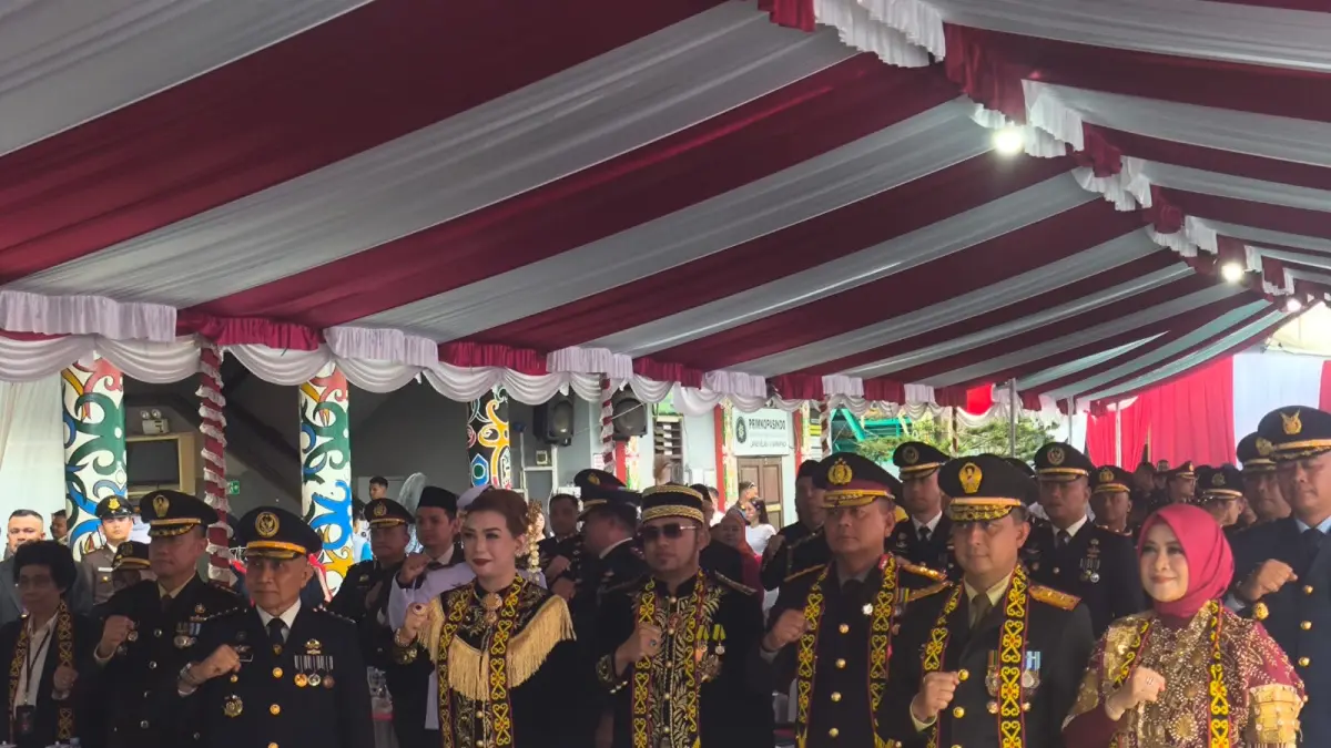SOLID: Para pejabat di lingkungan Pemprov Kaltim hadir dalam pemberian remisi.
