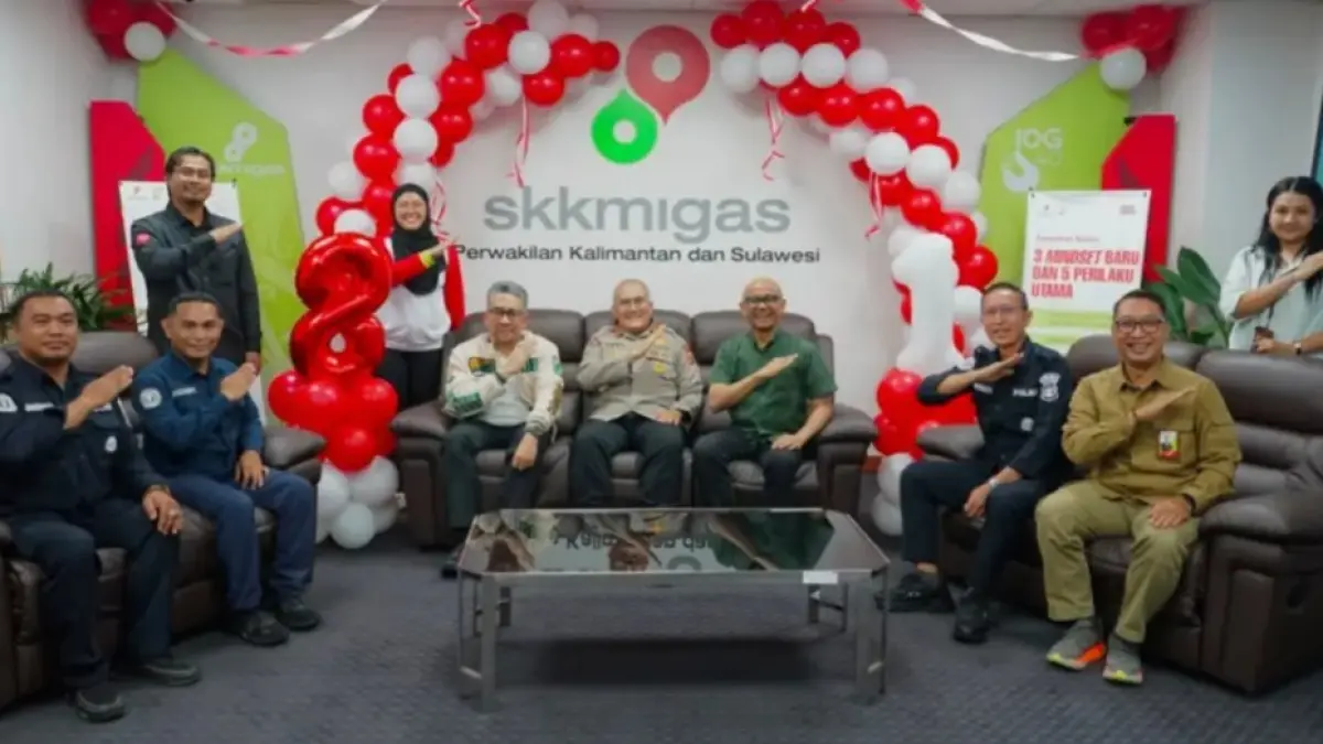 SINERGI: Humas Polda Kaltim kunjungan kerja ke SKK Migas wilayah Kalimantan dan Sulawesi.