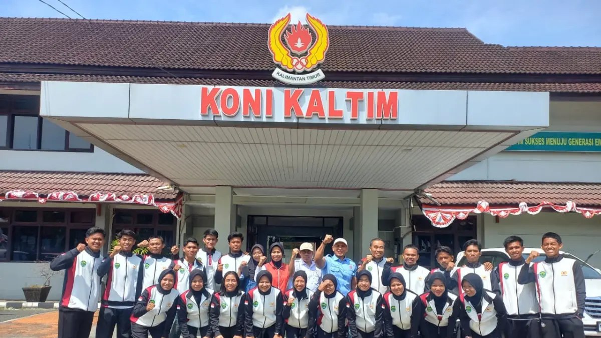 Skuad Hoki Kaltim akan berlaga di Kejurnas Indoor Hoki 2026. Kejuaraan bergengsi tersebut dijadwalkan berlangsung pada 21–30 Agustus 2026 di GOR Nambo, Kota Tangerang. (FOTO/EKO PRALISTIO)
