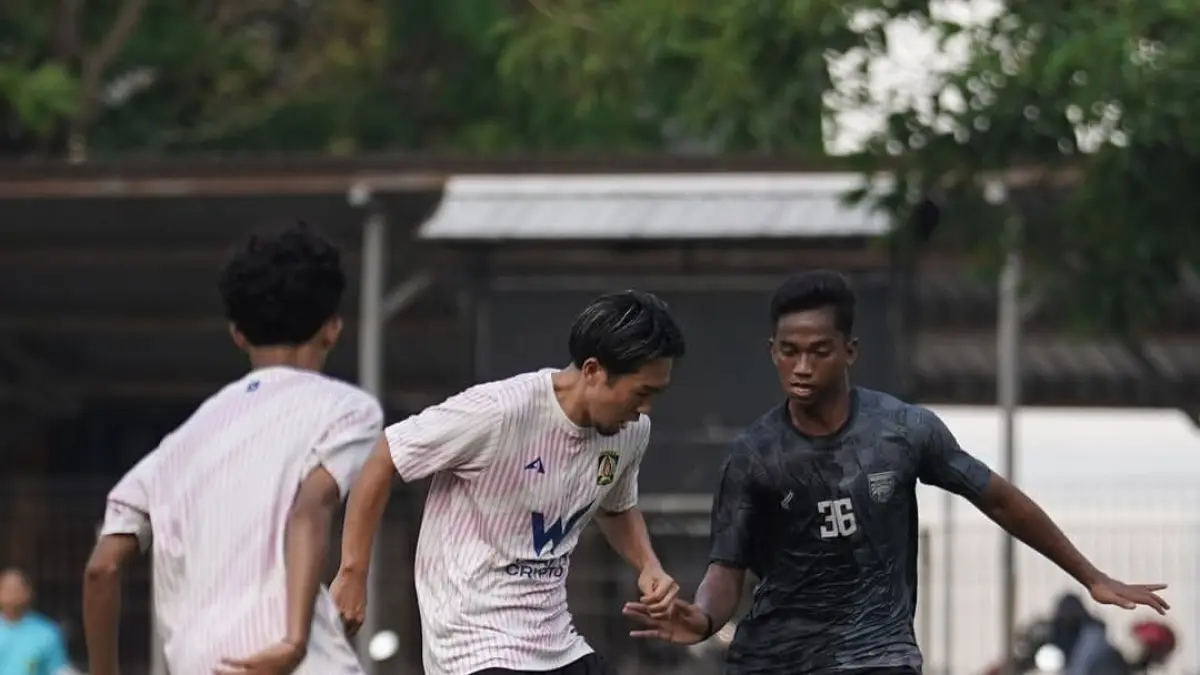 UJI COBA : Persiba Balikpapan lakoni laga uji coba bersama Borneo FC di Lapangan Sepak Bola UMY, Yogyakarta.