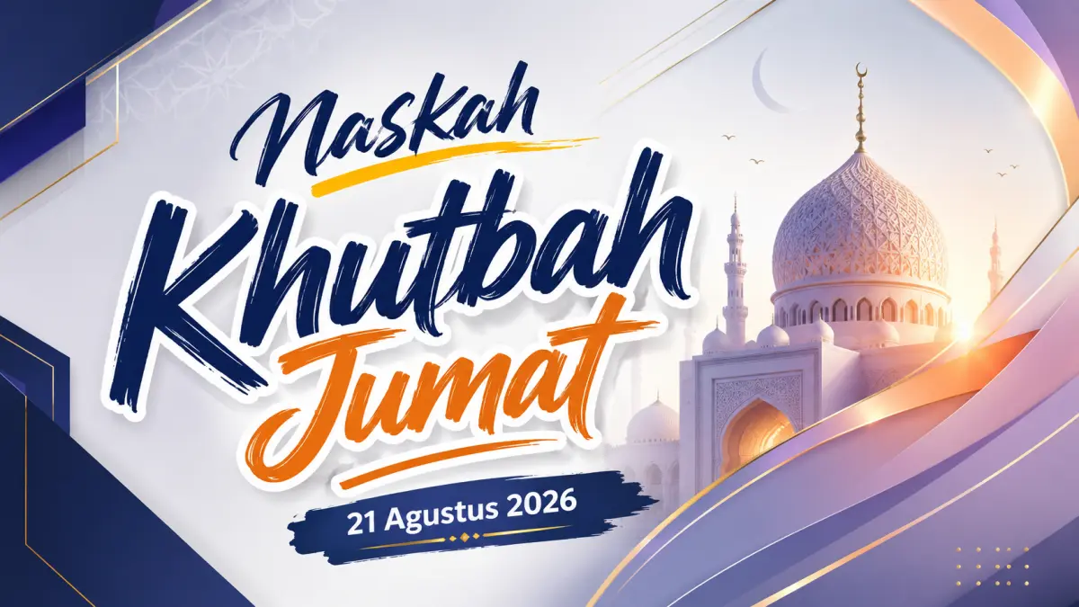 Khutbah Jumat Singkat, 21 Agustus 2026. (ai/chatgpt)