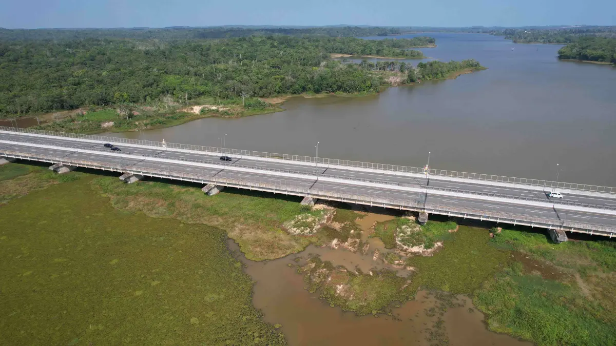 Debit Waduk Manggar, Balikpapan yang mulai menurun. (FOTO FUAD MUHAMMAD/KP)