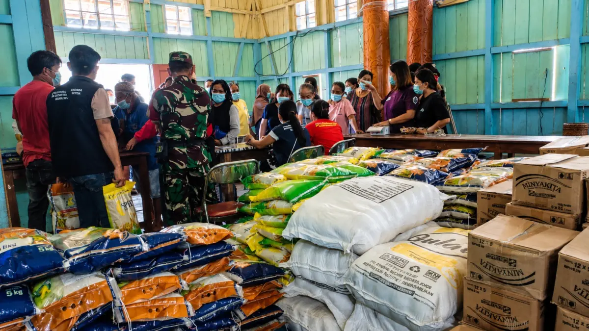 GPM di Kecamatan Long Pahangai, Mahulu. (FOTO JODY/KP)