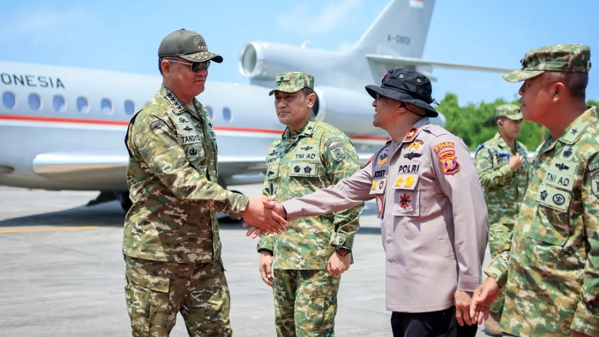 Jenderal Tandyo Budi Revita melakukan kunjungan ke Balikpapan, Sabtu (22/8).
