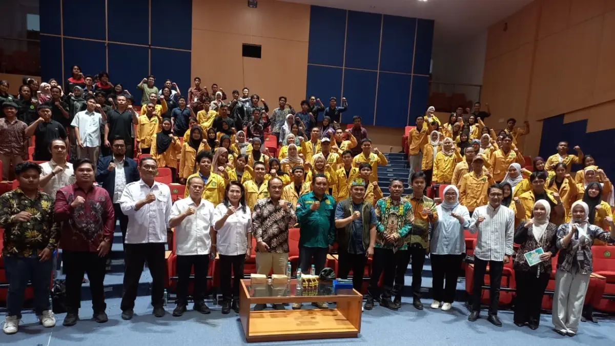 Seminar Ketahanan Pangan digelar BEM Fakultas Pertanian Universitas Mulawarman bersama Pemuda Inspirasi Nusantara di Samarinda, Jumat (21/8/2026). (IST)