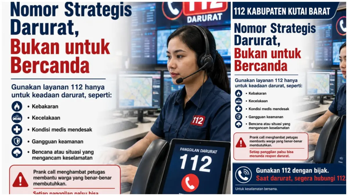 Layanan darurat 112 yang diluncurkan Pemkab Kutai Barat menjadi jalur bagi masyarakat untuk mendapatkan pertolongan dalam situasi darurat. 