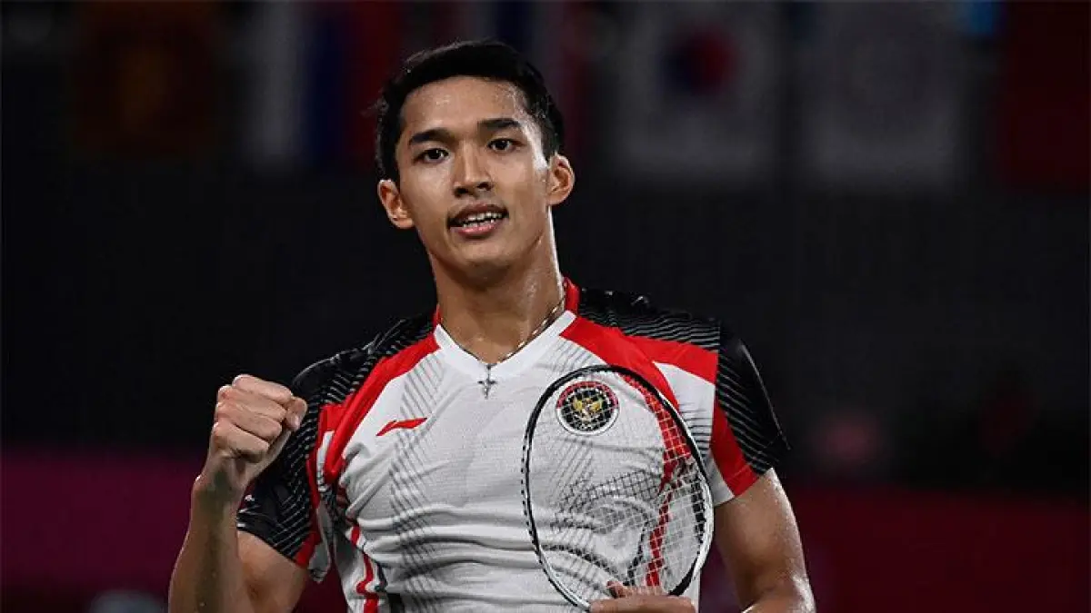 Pebulu tangkis Indonesia Jonatan Christie diprediksi menempati ranking 1 dunia tunggal putra dalam pembaruan peringkat BWF, Selasa (25/8/2026). (rukita)