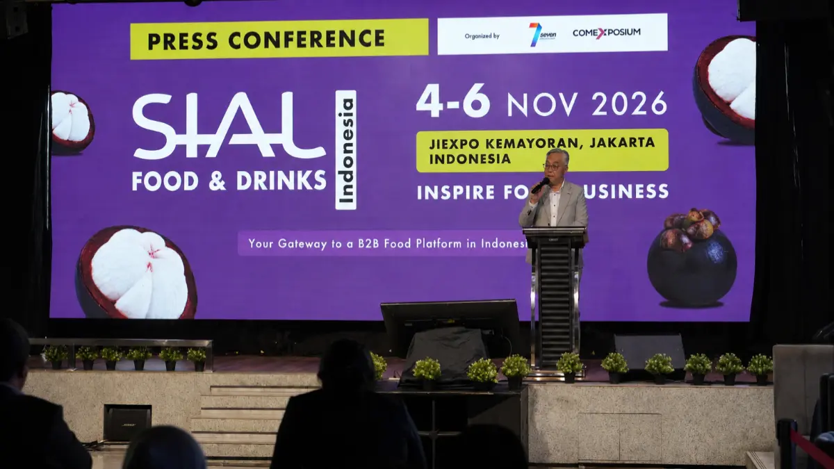 1.000 merek dari lebih 15 negara dijadwalkan hadir dalam SIAL Food & Drinks Indonesia 2026 di JIExpo Kemayoran.