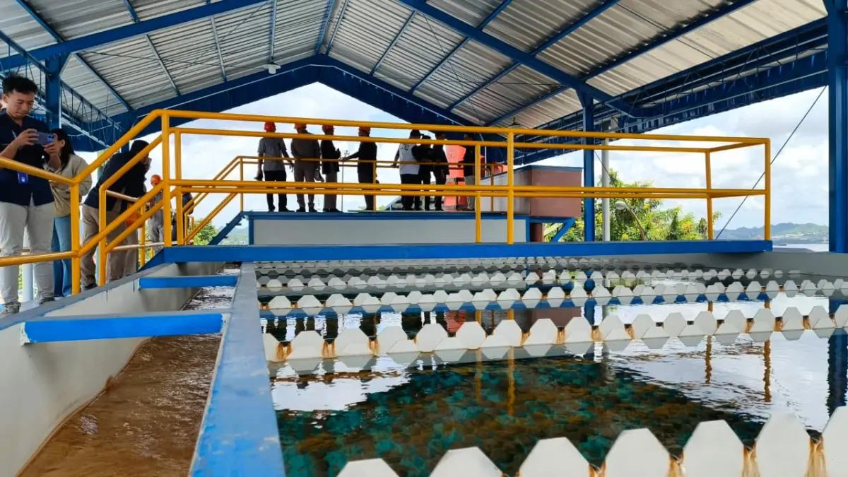 SURUT: Perumdam Tirta Kencana meningkatkan kewaspadaan menyusul surutnya Sungai Mahakam akibat El Nino.