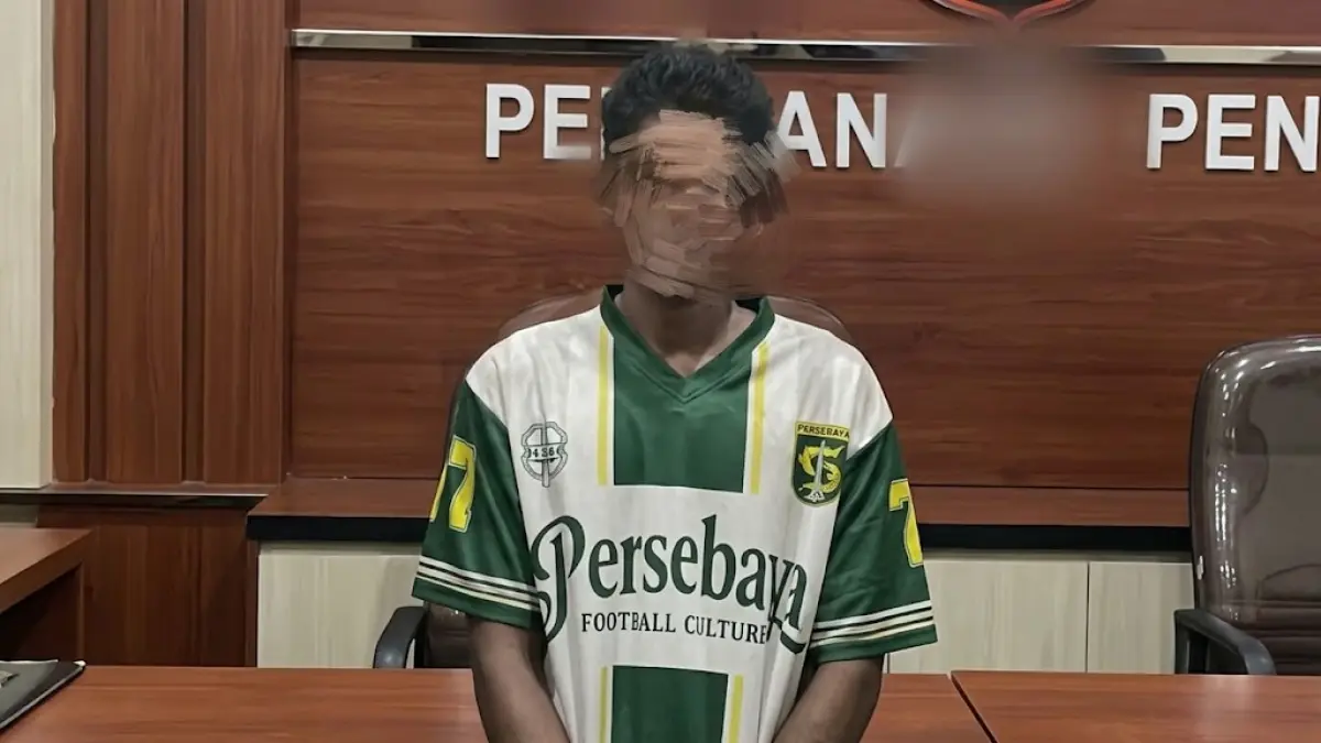 DIKEJAR: Terduga pelaku pembawa kabur sepeda motor milik pedagang es matcha yang kini sedang dikejar Satreskrim Polres PPU.(Dok.Humas Polres PPU)