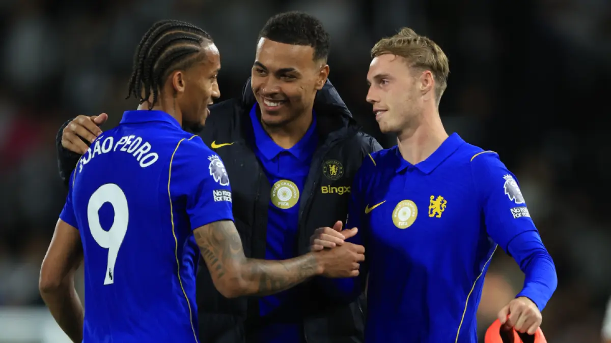 Joao Pedro, Morgan Rogers, dan Cole Palmer menjadi trio maut baru bagi Chelsea. (Foto; Talks Sport)