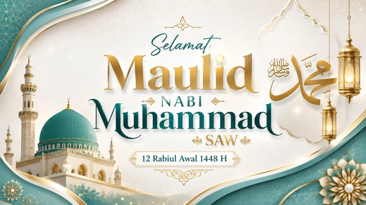 Ucapan Maulid Nabi 1448 Hijriah yang menggetarkan hati. (ai/chatgpt)