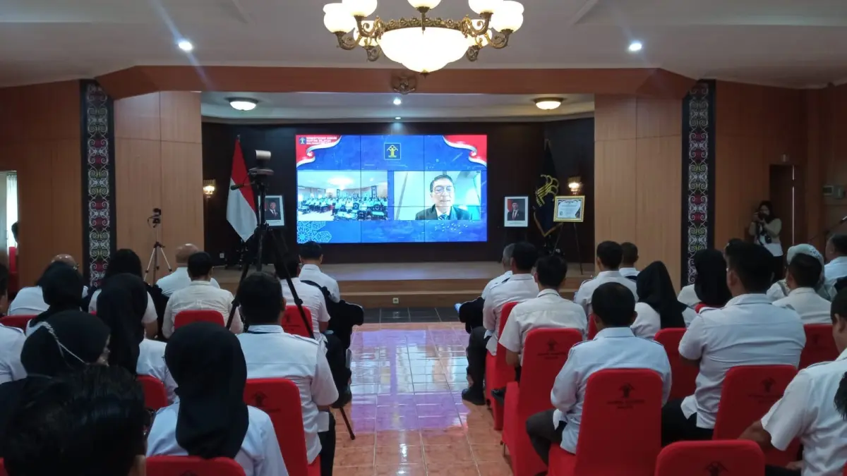 Proses E-Voting pemilihan Kepala Kanwil Kementerian Hukum Kaltim berlangsung transparan dan akuntabel hingga menetapkan Ignatius Mangantar Tua Silalahi sebagai terpilih. (IST)