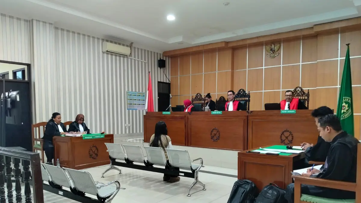 Sidang dugaan rekayasa kredit PT Pegadaian UPC M.Said di Pengadilan Tipikor Samarinda, Kamis (27/8/2026). (Bayu/KP)