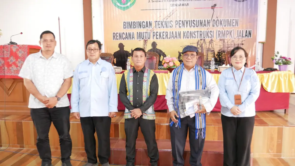 Suasana di sela bimbingan teknis penyusunan dokumen rencana mutu pekerjaan&nbsp; konstruksi jalan yang digelar DPUPR Kubar. (IST)

&nbsp;

&nbsp;