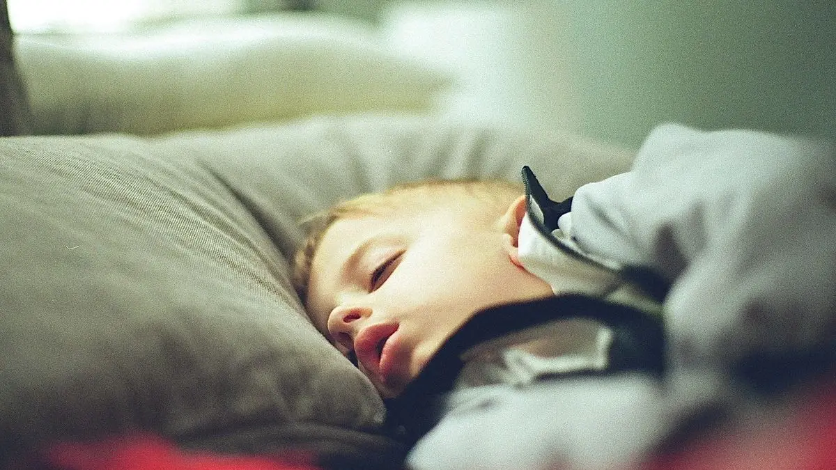 Tidur ngorok pada anak.