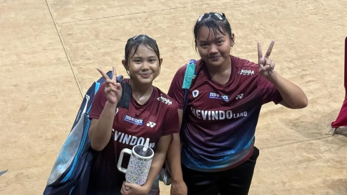 PEMBINAAN: Balikpapan membuktikan kualitas pembinaan usai pasangan ganda pemula putri PB Hevindo melaju ke final Bayan Open 2026.