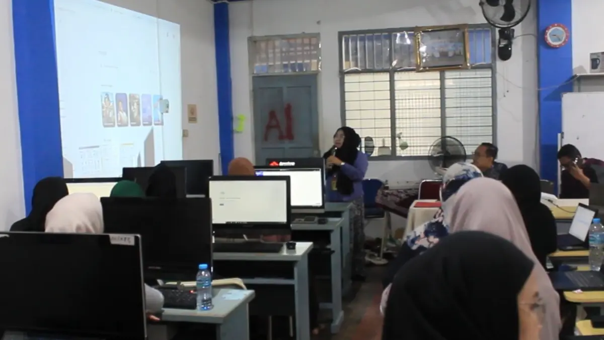 Pengenalan konsep digitalisasi media pembelajaran. (IST)