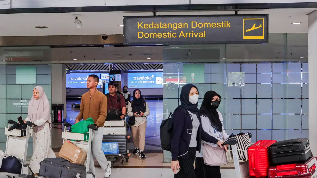 TANTANGAN: Selain daya beli masyarakat yang melemah, tingginya harga tiket pesawat menjadi salah satu faktor yang menahan pergerakan wisatawan nusantara.