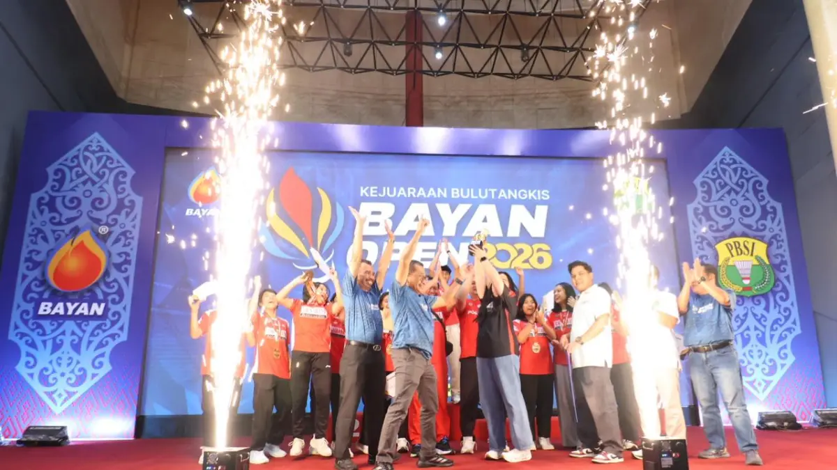 PB Djarum kembali meraih gelar juara umum Bayan Open 2026 setelah mengoleksi empat medali emas, dua perak, dan enam perunggu. (Foto: Anggi Praditha/Kaltim Post)