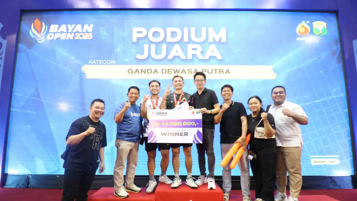 BORONG: PB Platinum borong dua gelar di Bayan Open 2026. (ANGGI PRADITHA/KP)

&nbsp;