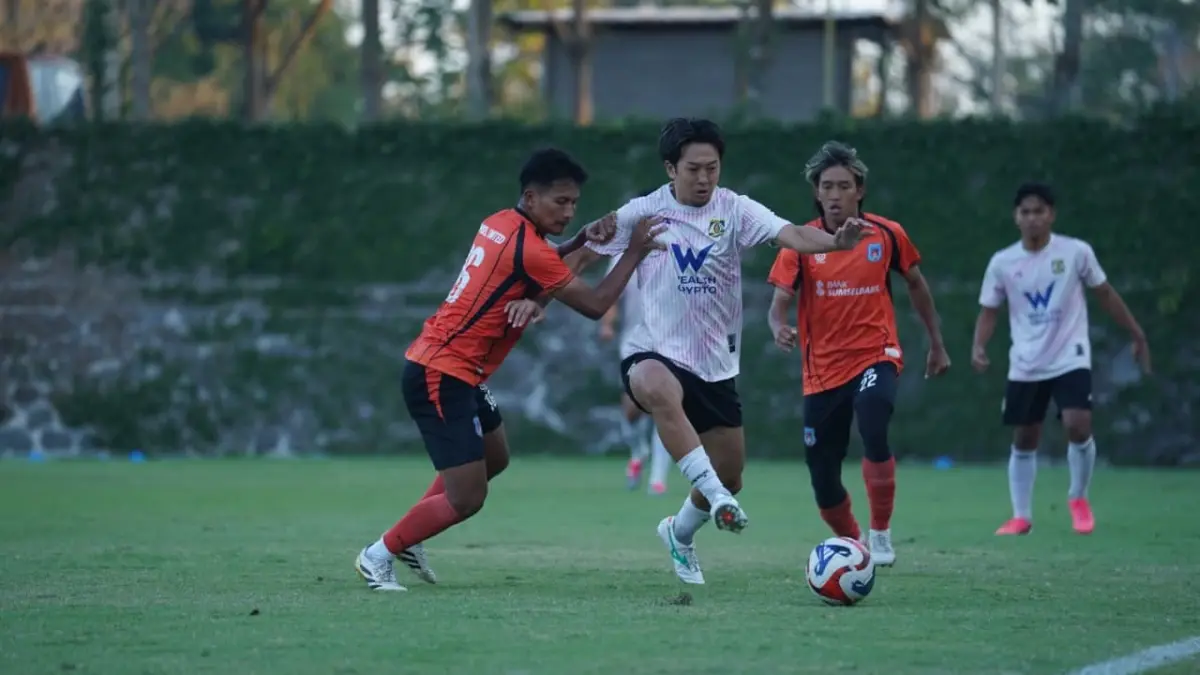 MATANGKAN : Persiba Balikpapan kembali lakoni laga uji coba demi mematangkan kekuatan tim. (Foto: Media Officer Persiba Balikpapan)