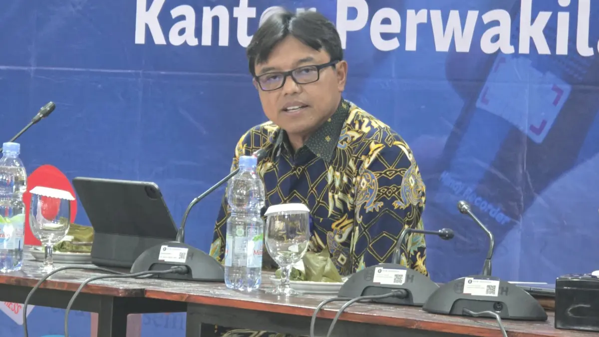 Robi Ariadi saat memberikan keterangan ke awak media di Balikpapan, Selasa (1/9). (FOTO ULIL/KP)