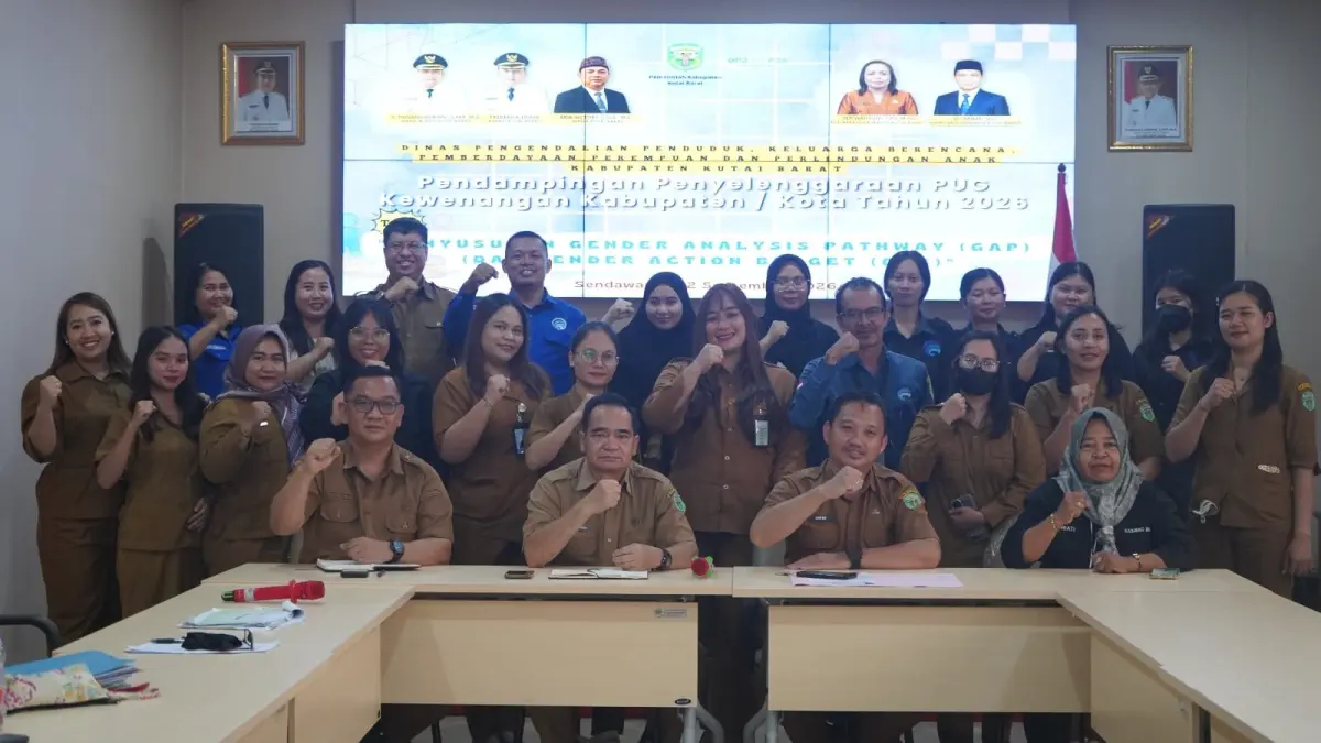 TAMBAH WAWASAN: Peningkatan kapasitas perangkat daerah terkait perencanaan penganggaran responsif gender (PPRG).
