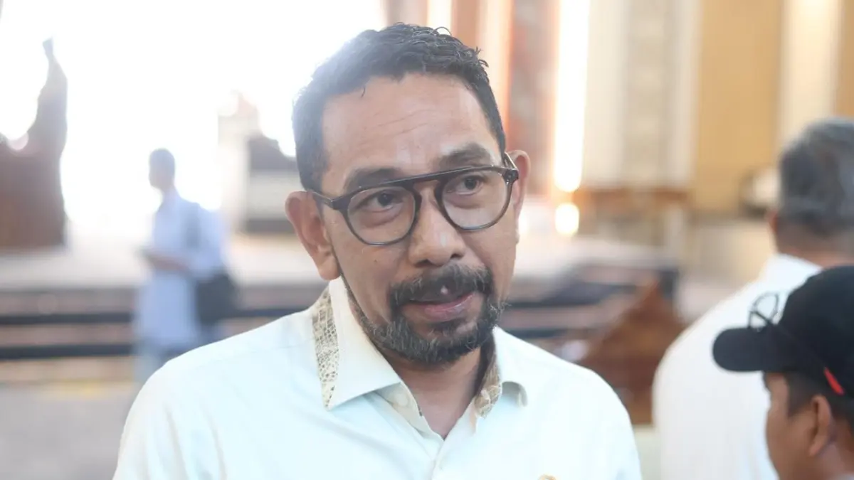 AGENDA: Wakil Ketua DPRD Balikpapan Muhammad Taqwa saat menyampaikan penetapan agenda kerja Masa Sidang I Tahun 2026/2027. (ANGGI PRADITHA/KP)