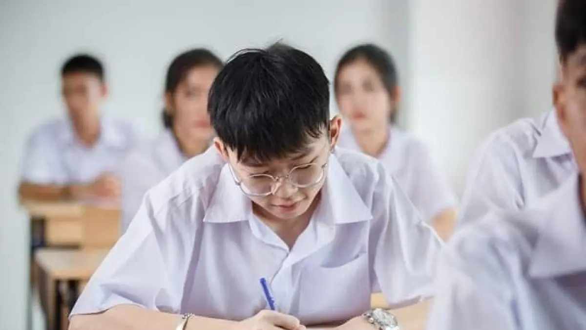 Ilustrasi siswa tes TKA.