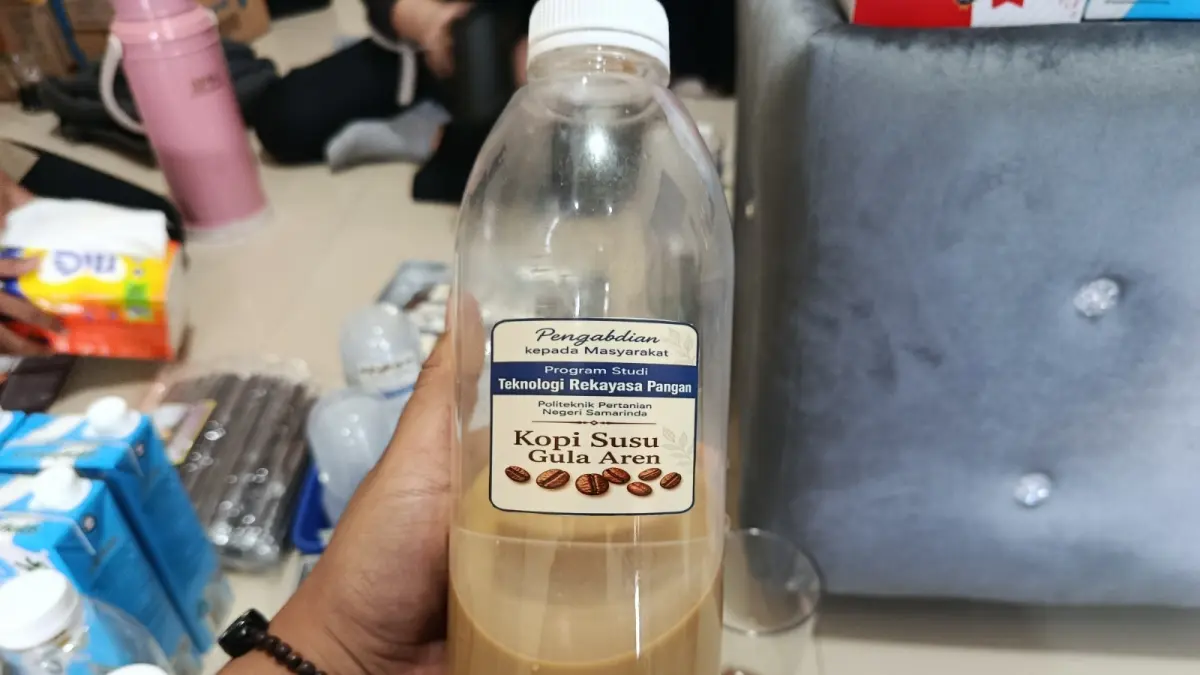 Kopi hasil olahan kelompok wanita srikandi dari prodi D4 Teknologi Rekayasa Pangan Politani Samarinda.
