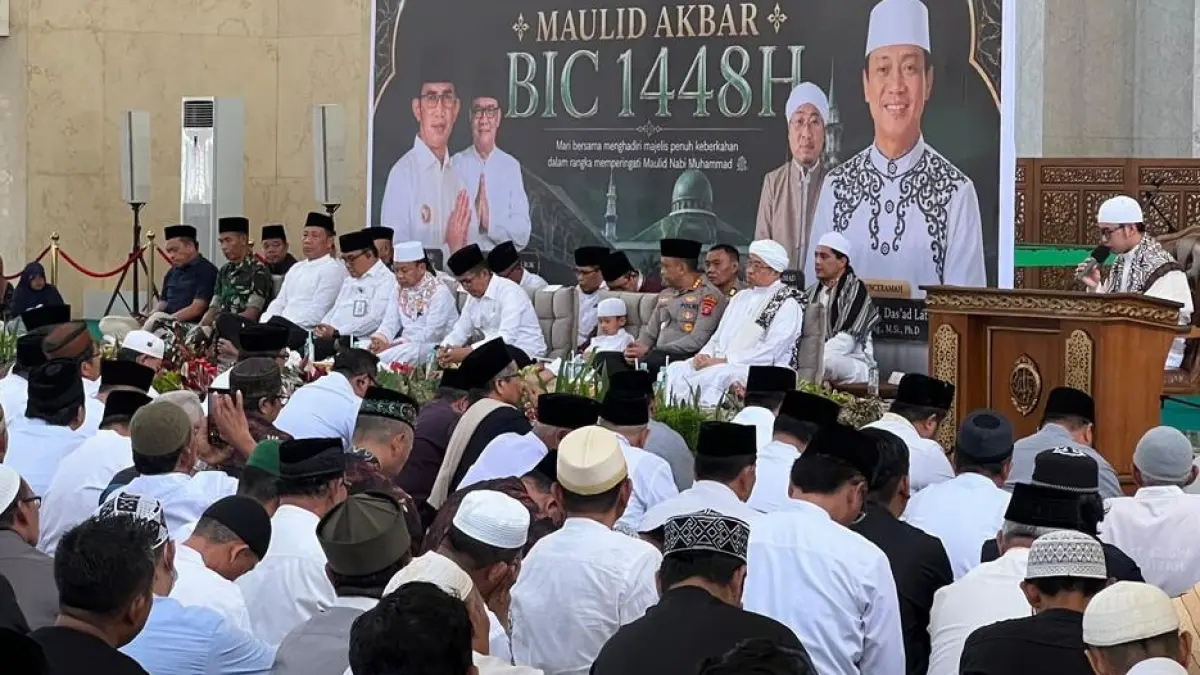 Maulid Akbar di BIC. (FOTO NURON/KP)
