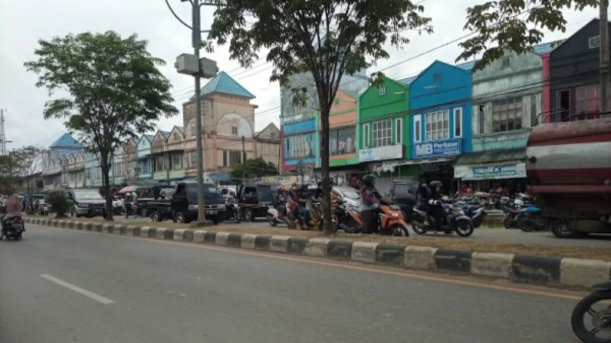 Pasar Petung di Kecamatan Penajam, PPU.(IST)