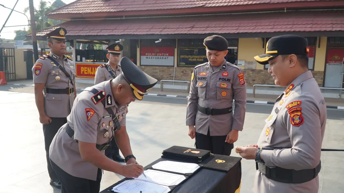 Serah terima jabatan PJU Polres Paser, Rabu (2/9/2026). (IST)

&nbsp;
