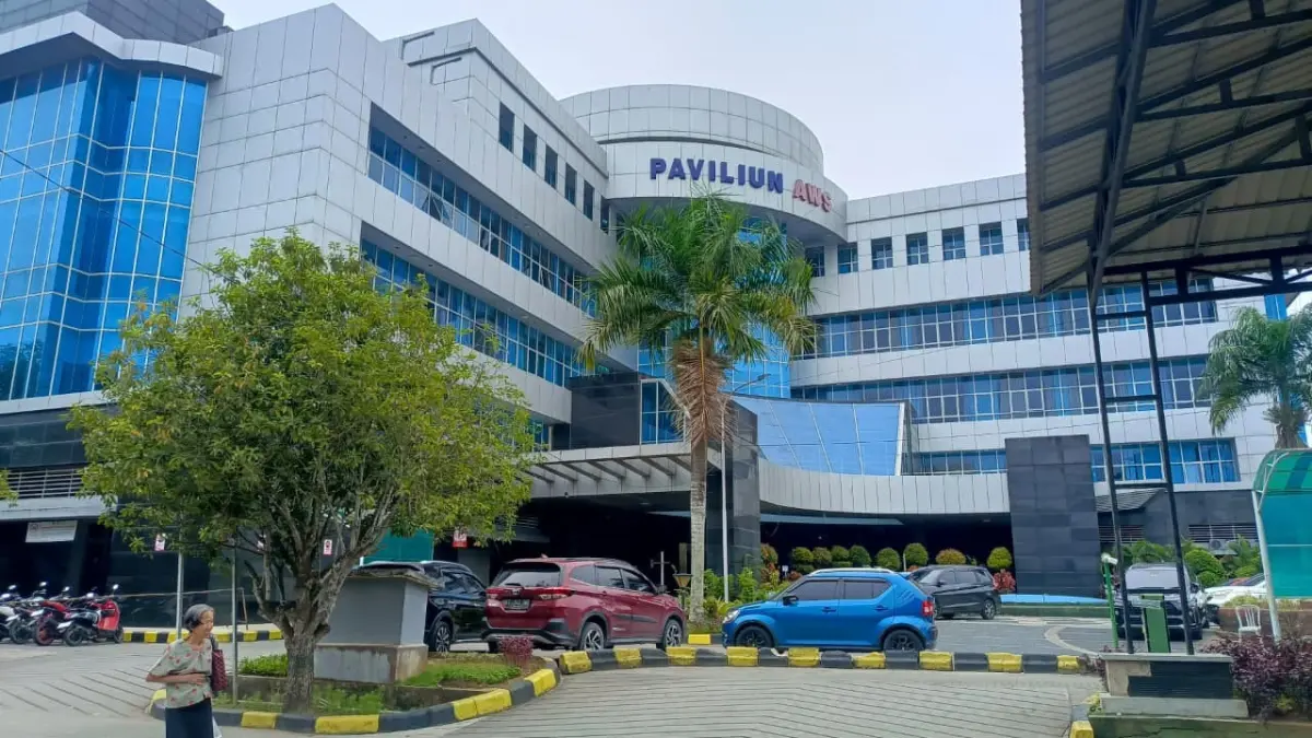 Gedung RSUD Abdoel Wahab Sjahranie Samarinda lokasi pelayanan medis masyarakat.