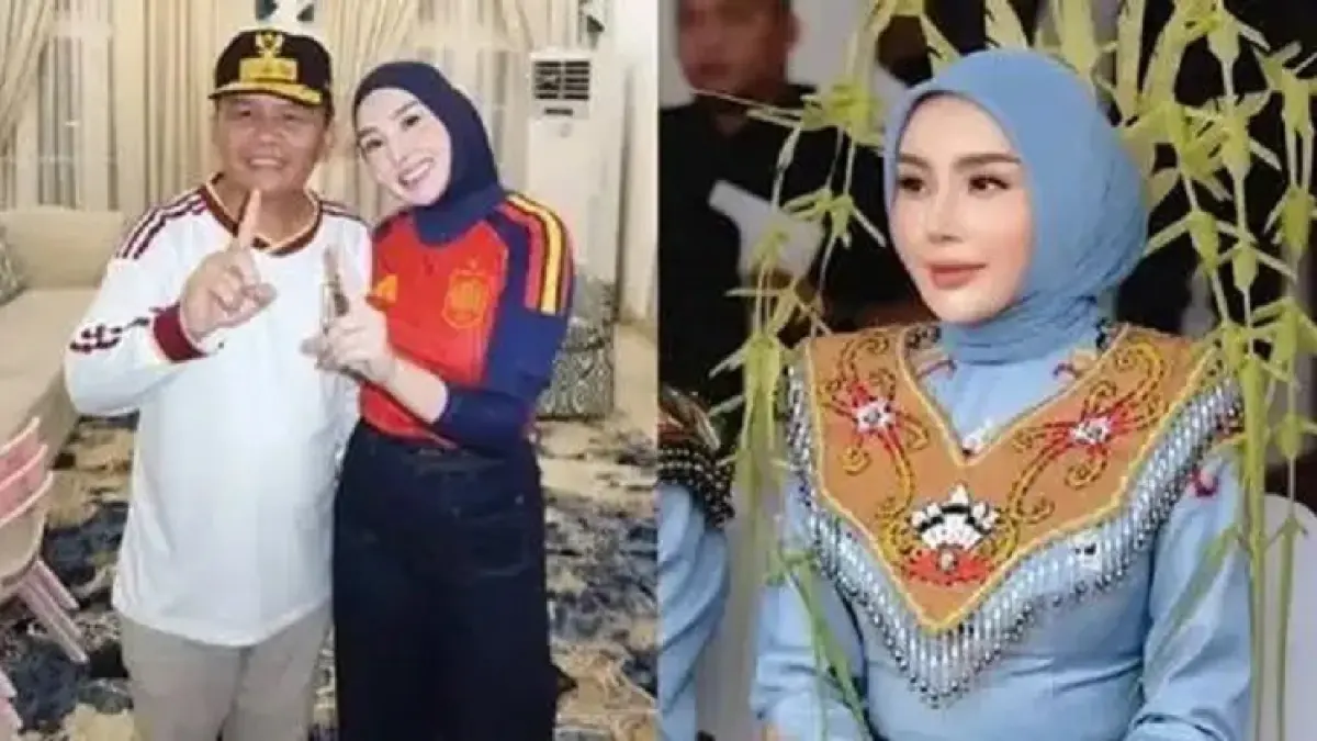 PANEN CIBIRAN: Gubernur Kalteng, Agustiar Sabran dan istrinya, Aisyah Thisia (27) yang panen cibiran netizen karena gelar ultah mewah di sela-sela warga yang terkena asap karhutla.(IST) 