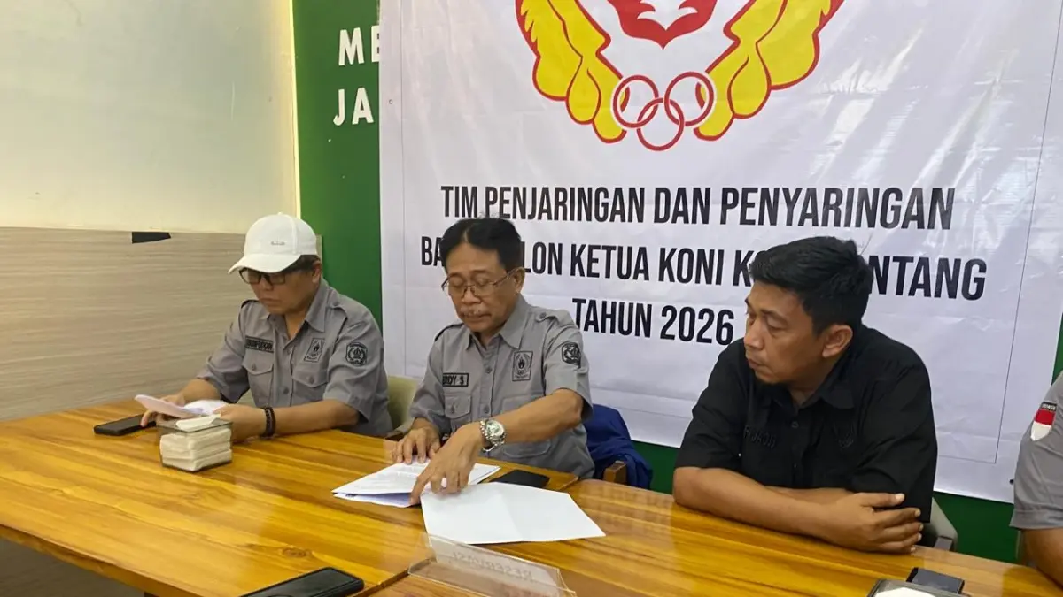 BUKA PENDAFTARAN:&nbsp;Tim Penjaringan dan Penyaringan (TPP) KONI Bontang siap membuka regristasi bakal calon ketua KONI Bontang &nbsp;periode 2026-2030. (FOTO: ADIEL KUNDHARA/KP)