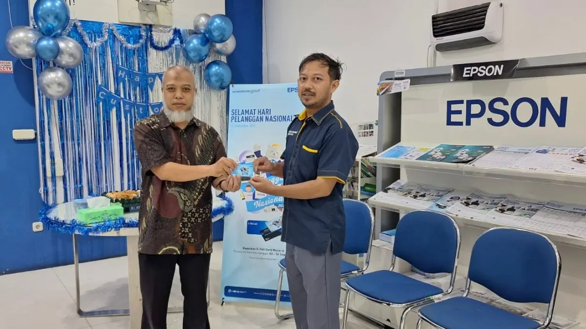 Epson Indonesia menggelar Customer Day 2026 pada 3–4 September di 50 lokasi Authorized Service Partner sebagai bentuk apresiasi kepada pelanggan. (Dok. Epson Indonesia)