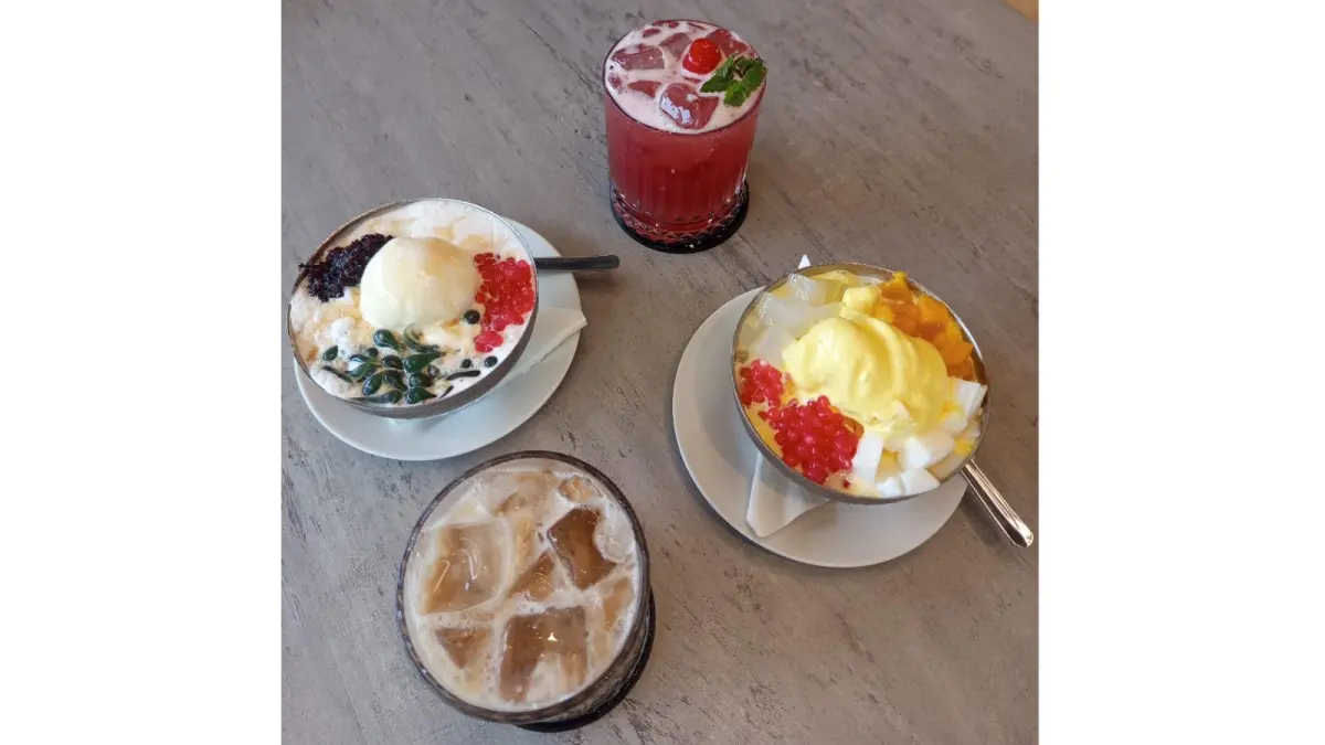 Taste of Singapore menghadirkan sajian manis seperti Es Mango Sago dan Es Ketan Hitam. (IST)
