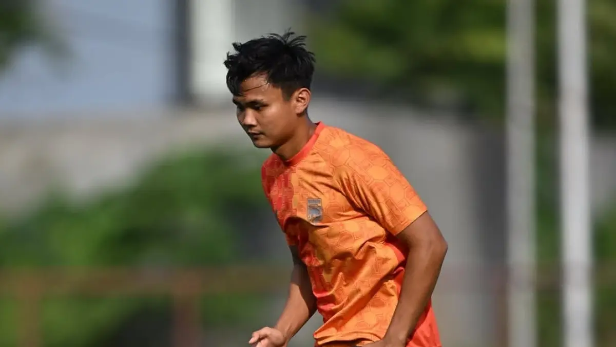 Bek Borneo FC Samarinda Komang Teguh bertekad membawa timnya meraih kemenangan saat menghadapi Persija Jakarta di Stadion Segiri Samarinda. (BORNEO FC MEDIA)