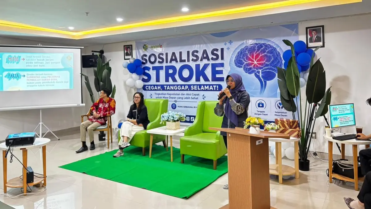 RS Hermina Samarinda menggelar sosialisasi stroke bersama Angels Initiative pada Jumat (4/9/2026) untuk meningkatkan pemahaman masyarakat tentang pencegahan dan penanganan stroke. (IST)