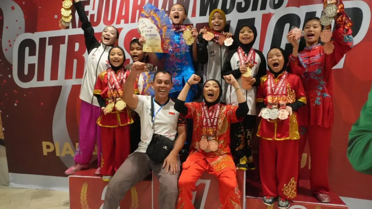 Atlet wushu. (FOTO NURON/KP)